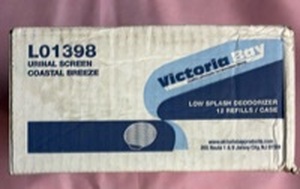 lot 1007 image: Victoria Bay Coastal Breeze Urinal Screen Deodorizer - Case of 12