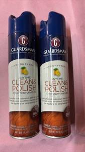 lot 1012 image: Guardsman Lemon Fresh Wood Furniture Polish - 2 Pack