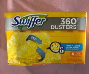 lot 1046 image: Swiffer 360° Dusters Unscented Refills - 6 Count