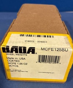 lot 1078 image: BADA Coated Wheel Weights - 1.25 oz (25 PCS)