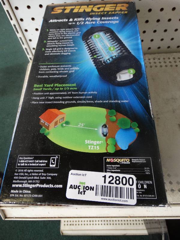 lot 12800 image: Stinger insect zapper