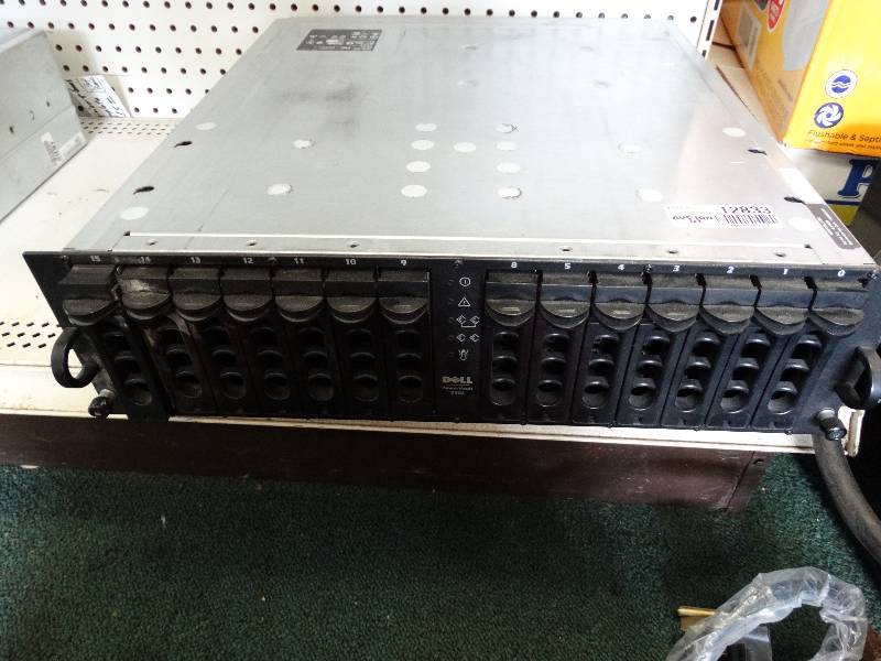 lot 12833 image: Dell Power Vault model 2205 no drives