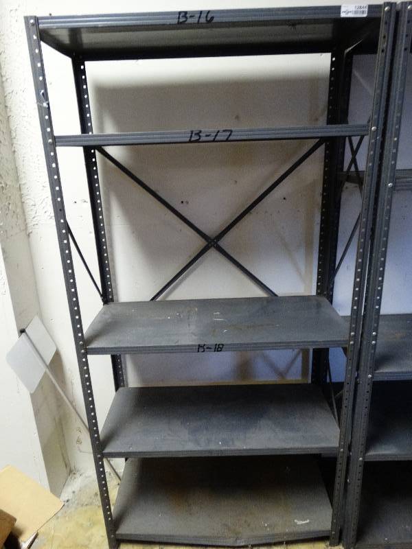lot 12844 image: Metal shelf