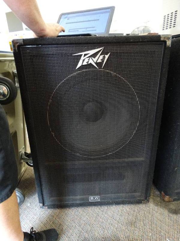 lot 12864 image: Large Peavey 18 inch speaker