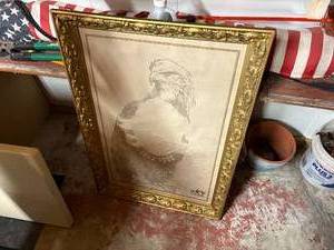 lot 1100 image: LARGE CASE IH 150 YEAR ADVERTISEMENT PICTURE------------GNW