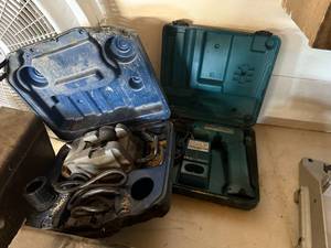 lot 1211 image: DRILL DOCTOR BIT SHARPENER & MAKITA 6095D, 9.6V CORDLESS DRILL, CHARGER--------GWW