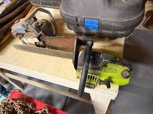 lot 1318 image: POULAN 2000 CHAINSAW & HOMELITE XL..............R2