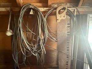 lot 1810 image: CROSS CUT SAW  MISC WIRE