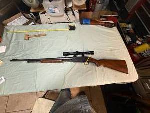 lot 1106 image: REMINGTON GAME MASTER, MODEL 141, 35 REMINGTON,