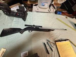 lot 1119 image: CROSMAN .177 PELLET  BB PUMP RIFLE, WORKS