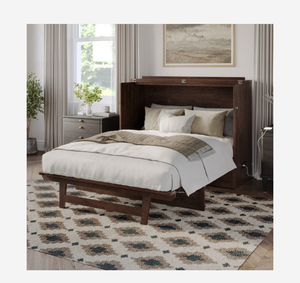 lot 7704 image: NEW REPLACEMENT PARTS, Murphy Bed In A Cabinet, Full Size - Retail $0