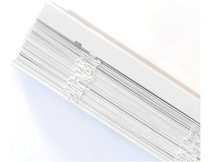 lot 7724 image: 67.5in Long White Cordless Blinds Shades - Retail $0