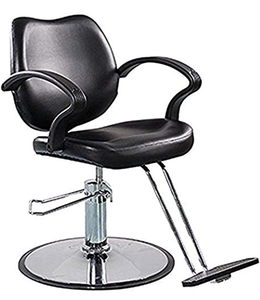 lot 7748 image: K-Concept Hair Salon Chair Styling Heavy Duty Hydraulic Pump Barber Chair Beauty Shampoo Barbering Chair for Hair Stylist Women Man - Retail $0