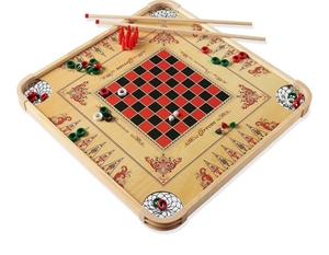 lot 7760 image: Carrom Board Game Set �� Large Board Games for Adults & Children �� Over 85 Board Games for Family Game Night �� All in One Board Game Set - Retail $0