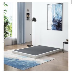 lot 7765 image: Low Profile Box Spring King Size, 3 Inch Box Spring for King Bed, Heavy Duty Mattress Foundation, Metal Bed Base,Non-Slip,Easy Assembly - Retail $0