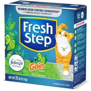 lot 7772 image: Fresh Step Advanced Clean Paws Clumping Cat Litter 18.5lb - Retail $48