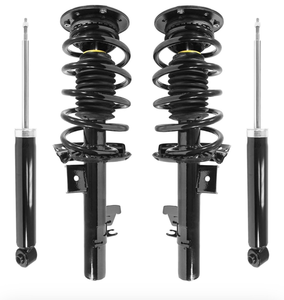lot 7782 image: UNITY AUTOMOTIVE 4-11493-259960-001 Front and Rear Replacement Complete Strut Assembly Shock Kit Fits 2008-2010 Volvo V70 - Retail $0