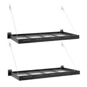lot 7799 image: WHITESILVER Shelves - New age 2x4 Industrial Wall Mounted Shelf - Retail $89