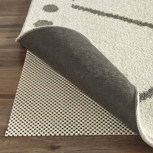 lot 4938 image: Mohawk 5Ft x 8Ft Comfort Grip Rug Pad Ivory Skid-Resistant Nonslip Carpet Mat, Polyester Rectangle. - Retail $50