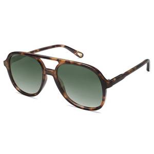 lot 20018 image: SOJOS Retro Polarized Aviator Sunglasses Womens Mens Classic 70s Vintage Trendy Square Aviators SJ2174, Dark TortoiseGradient Green - Retail $16