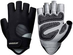 lot 20058 image: VINSGUIR Workout Gloves for Men and Women, Weight Lifting Gloves with Excellent Grip, Lightweight Gym Gloves for Weightlifting, Cycling, Exercise, Crosstraining, Pull ups, Fitness, Climbing and Rowing - Retail $0