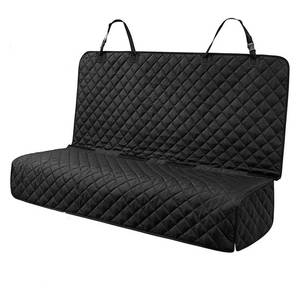 lot 20060 image: PETICON Waterproof Scratchproof Pet Bench Seat Covers for Cars, Trucks, SUVs, Nonslip Durable Back Seat Cover for Dogs, Washable Backseat Protection, Black - Retail $40