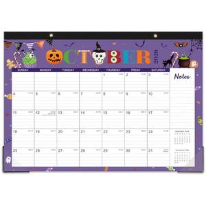 lot 20444 image: 2026 Desk Calendar - 2026 Calendar from January 2026 to December 2026, 17 x 12, 12 Monthly Theme Desk Calendar with Protector Corner, Large Blocks - Retail $10