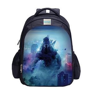 lot 20448 image: MATMO Monster Backpack for Boys Girls Kids Monster Print Backpack Cool Pattern School Bag (Backpack 23-4) - Retail $27