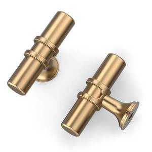 lot 20457 image: Asidrama 10 Pack Champagne Bronze Kitchen Cabinet Knobs Cabinet Hardware Zinc Knobs for Dresser Drawers - Retail $27