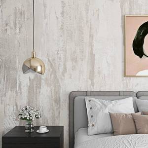 lot 20471 image: Livelynine 15.8x197 Off White Concrete Peel and Stick Wallpaper Textured Concrete Wallpaper for Bedroom Walls Thick Bathroom Counter Vinyl Wrap White Contact Paper for Kitchen Countertops Waterproof - Retail $18