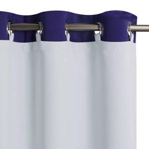 lot 20473 image: KGORGE Blackout Curtain Liners - Sun LightHeat Blocking Liner Drapes, Blackout Lined for L 84 Drapes Hang with RingsTab (1 Pair, 50 Wide by 80 Length, Grayish White, Free Rings Included) - Retail $20