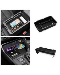 lot 17632 image: Karltys 2PCS Center Console Organizer for Honda CRV Accessories 2023 2024 2025, CR-V Middle Console Tray & Armrest Organizer Secondary Storage Box Phone Coin Container Durable ABS Insert Tray - Retail $10,143