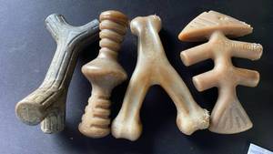 lot 17633 image: Genebone Natural Dog Chew Toys Set - Retail $15