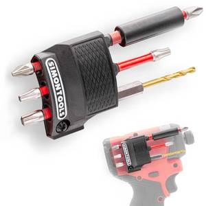 lot 18027 image: Simon Tools Magnetic Bit Holder for Milwaukee M12 Impact Driver & Drill - Milwaukee Bit Holder for M12 - Retail $25