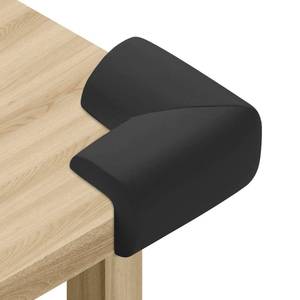 lot 18050 image: 8 Pack Soft Sponge Table Corners, Corner Protector Baby, Baby Proofing Corner Guards, Pre-Taped Furniture Corner Protectors, Child Safety Furniture Bumper, Corner Protectors for furniturey, Black - Retail $9
