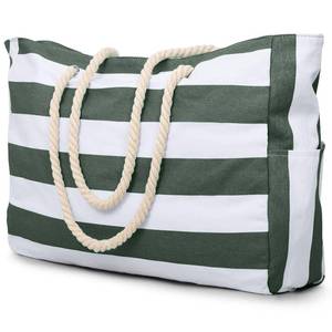 lot 18071 image: Becokan Beach Bags for Women Large Waterproof Beach Tote Bag Zipper Beach Bags Waterproof Sandproof Swim Pool Bag Large Tote - Retail $17