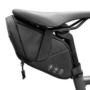 lot 18092 image: Danuosie Bike Seat Bag, Water Resistant Bicycle Saddle Bag Under Seat, Cycling Seat Pack for Mountain Road Bikes and Commuter, 1L - Retail $19