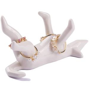 lot 19142 image: Dog Mom Gift for Women, Ring Holder for Wedding Jewelry - Unique Birthday Mothers Day Christmas Gift for Dog Lovers, Sympathy Gifts for Loss of Pet, Decorative Figurine for Office & Home Decor - Retail $16