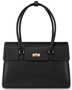 lot 12395 image: LOVEVOOK Laptop Bag for Women Work Tote 15.6 Inch Briefcase Messenger Bag Waterproof Business Office Professional Large Capacity Handbag Shoulder Bag,Black - Retail $40