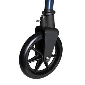 lot 12400 image: Stander Locking-Swivel Front Wheel Kit, 6-inch Replacement Wheels for Stander Wonder Walkers and Signature Life Elite Travel Walker, Set of 2 - Retail $25