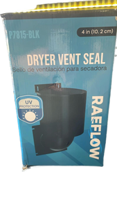 lot 15130 image: 4-inch Dryer Vent Seal P7815-BLK - Retail $12