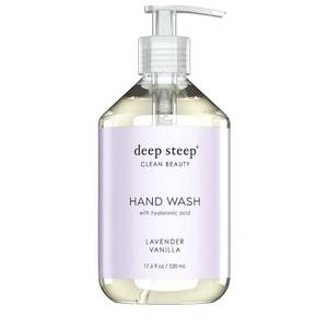 lot 16365 image: Deep Steep Liquid Hand Wash, 17.6 Ounces (Lavender Vanilla) - Retail $10