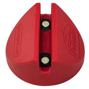 lot 16367 image: Potauto Universal Nylon PA6 Grooved Magnetic Jack Pad Jacking Puck Pinch Weld (Slot Width 0.39 Inch) Frame Rail Adapter for Vehicles (Qty 1, Red) - Retail $9