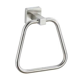lot 16374 image: Brushed Nickel Towel Ring for Bathroom, Kitchen Bath Towel Holder Hangers Wall Mount Heavy Duty Stainless Steel - Retail $12