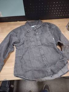 lot 2277 image: GAP Denim looking button-up shirt size M8&nbsp