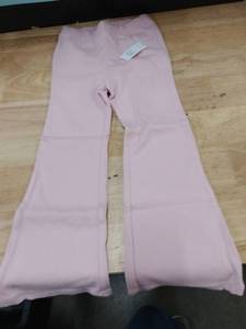lot 2297 image: Gap brand little girls pink stretchy bell bottom pants size 4 years&nbsp