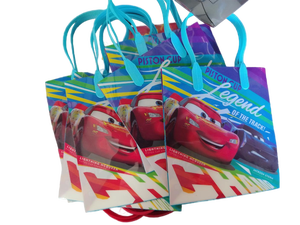 lot 4409 image: Disney Cars Party Favor Gift Bags Lot 12 pieces  - Retail $15