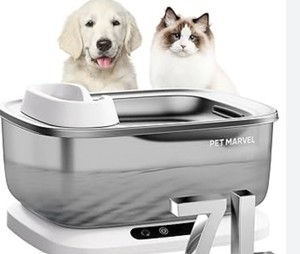 lot 1989 image: Pet Marvel F2 V2 Wireless Auto Pet Water Fountain - Retail $99
