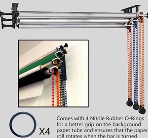 lot 5581 image: 1183m Stainless Metal Tube Crossbar for Studio Backdrop - Retail $49