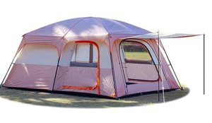 lot 5596 image: KTT Large Outdoor Tent - 12 Person (Style-C) - Retail $199